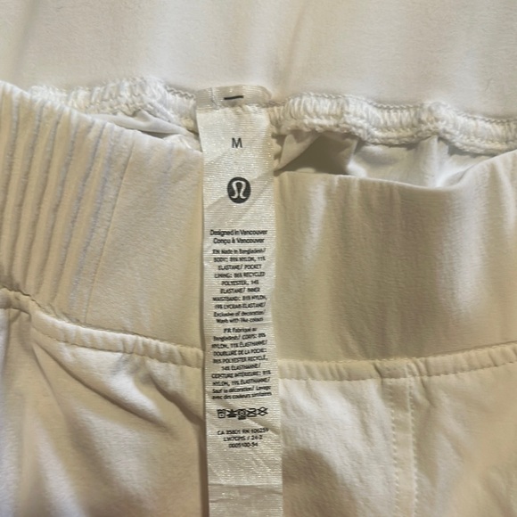 Lululemon Athletica High Waist White Shorts - Picture 5 of 5